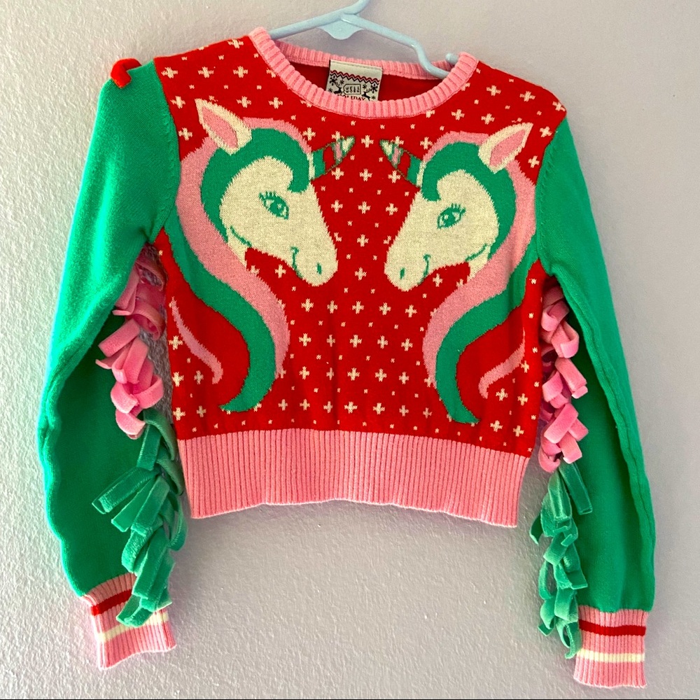 Unicorn Christmas Ugly Sweater